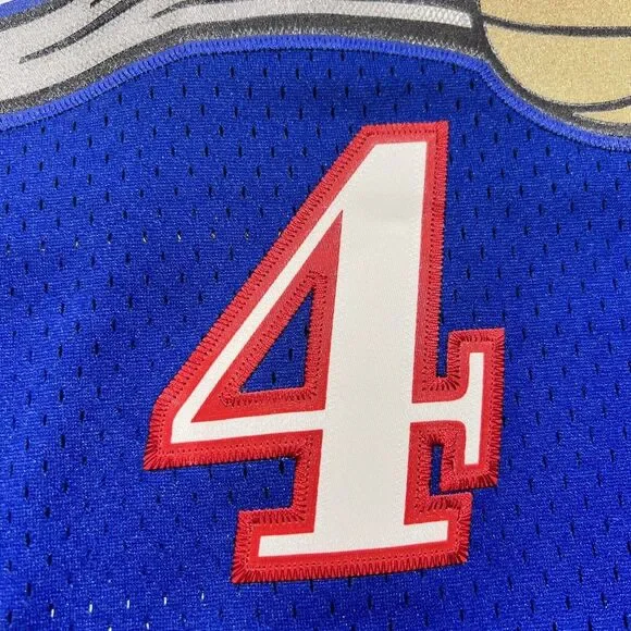 Vintage Philadelphia Sixers NBA Chris Webber Reebok jersey L +2 Length Rare!